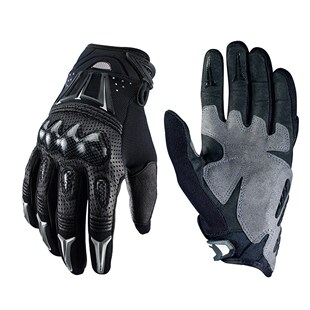 NAUGHTY FOX Motorcycle Racing Gloves Carbon Fiber Genuine Le