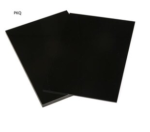 Acrylic Board Glossy Pure Black Plexiglass Plastic Sheet Org