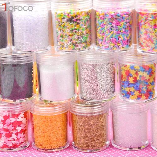 TOFOCO 30g Slime Clay Sprinkles For Filler For Slime DIY Su