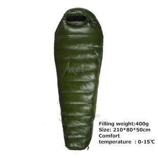 Outdoor Camping Sleeping Bag Thermal Filling 400g 600g 800g