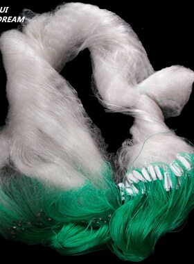 H1.5m*L60M 3 layer 2.5cm mesh sink net gill net fish trap st