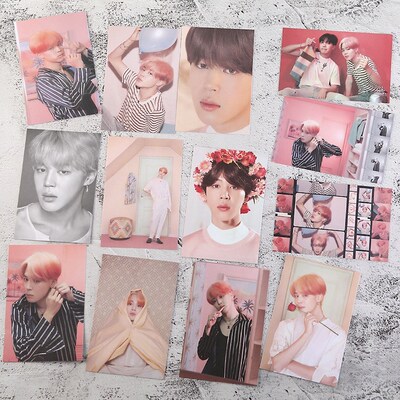 South Korean Groups KPOP Bangtan Boys Poster Photocard LOMO