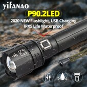 New Flashlight Drop XHP90.2 2020 Powerful Shipping Most XHP5