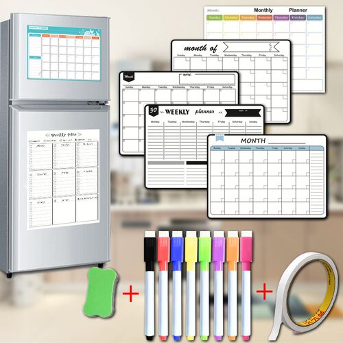 A3 Size WhiteBoard Calendar Wall Monthly Weekly Planner Home
