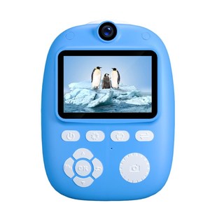 Kids Camera Toys Print Camera Support Selfies Video with Wi