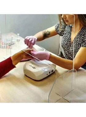 Hight Quality Acrylic Sneeze Guard Clear Freestanding Barri