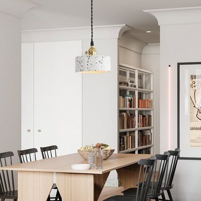 Nordic Terrazzo Small Chandelier Bar Restaurant Loft Dining