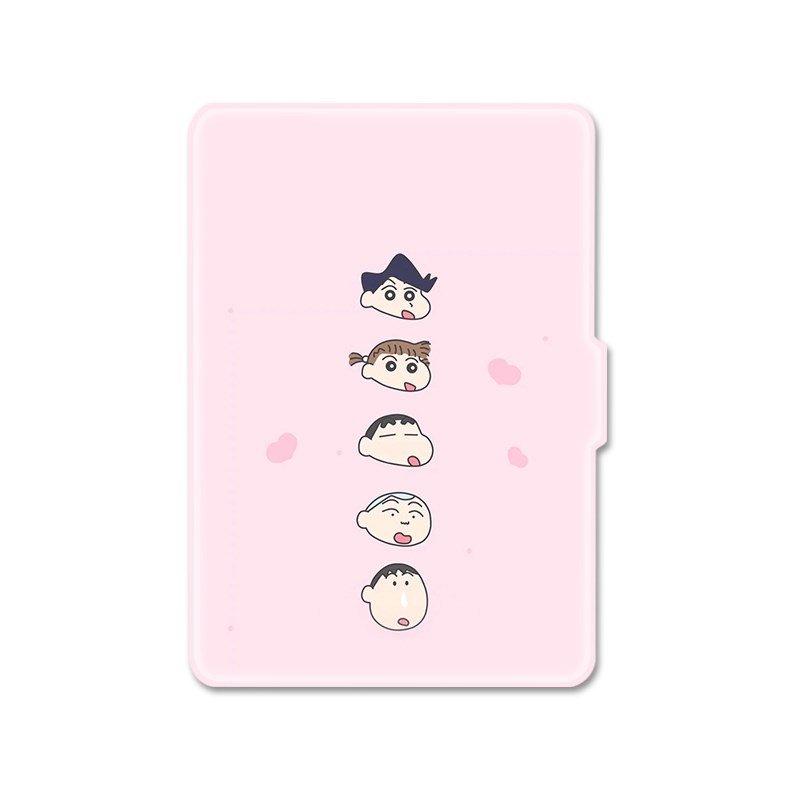 Pink Girl Paperwhite3 Magnet PU Flip Cover for Amazon Kindle