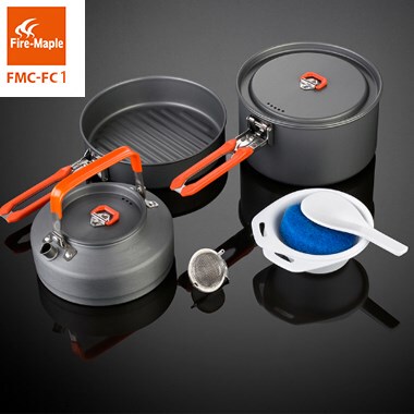 Fire Maple Camping Utensils Dishes Cookware Set Picnic Hikin