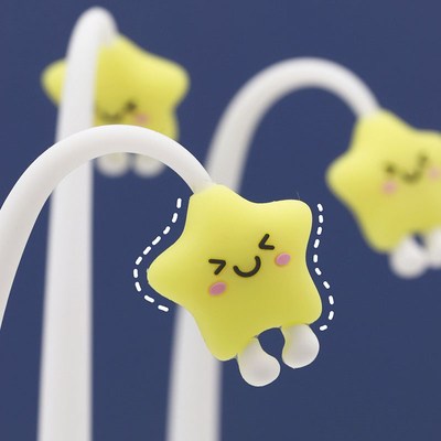 48 pcs/lot Lovely Bendable Moon Star Cloud Gel Pen Cute 0.5m