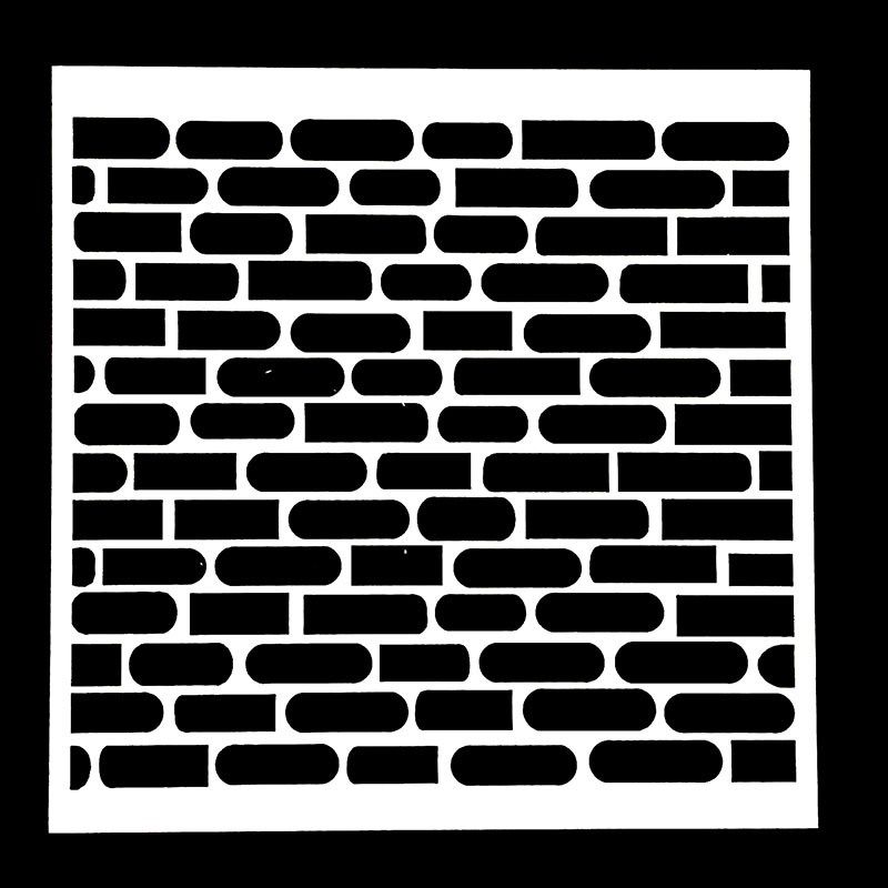 1pc wall shaped reusable stencil airbrush painting art diy