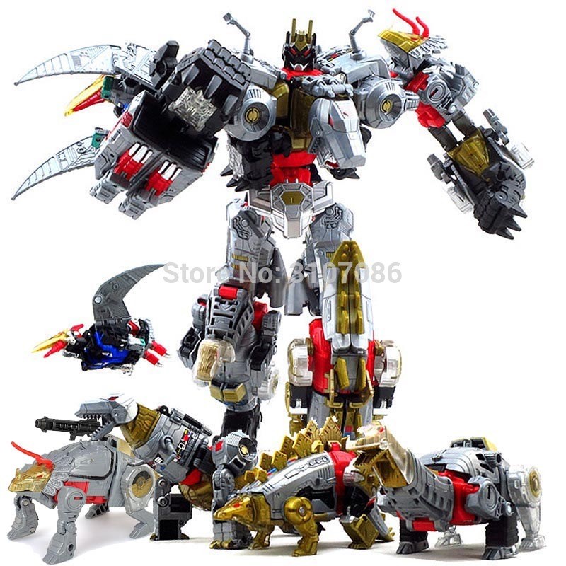 G1 BPF Transformation Dinoking Volcanicus Grimlock Slag Slud
