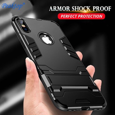 Anti Shock Proof Case For iPhone X 8 6 6s 7 5S SE Plus PC+S