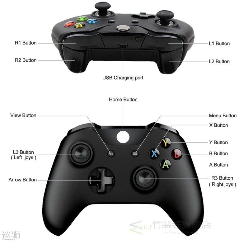 For Xbox OneS Wireless Joystick Controle Remote Controller J,五金/工具,其他机电五金,淘宝优惠券,粉丝福利购,淘宝优惠卷