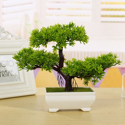 Pine Tree Simulation Flower Artificial Plant Bonsai Fake Gre