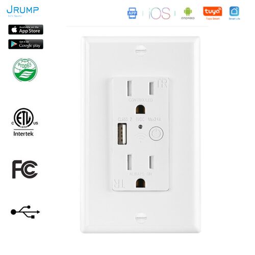 US Standard Samrt Socket Wall Power Dule Socket USB Quick c