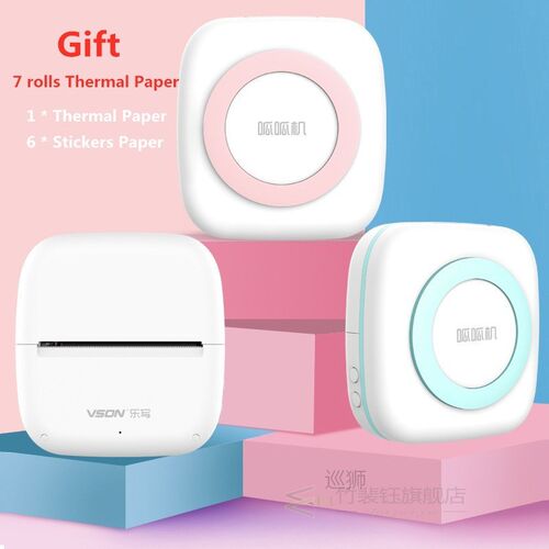Mini Photo Printer Portable Thermal Printer Photo Pocket Pri