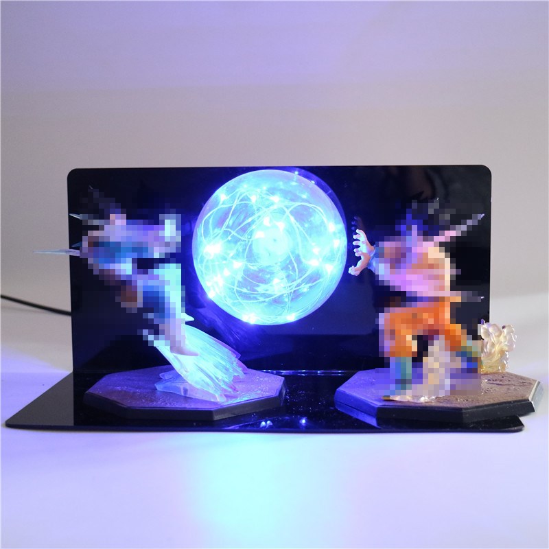 DBZ 3D Lamp Kids Baby LED Night Light DBZ Goku vs Vegeta Lum