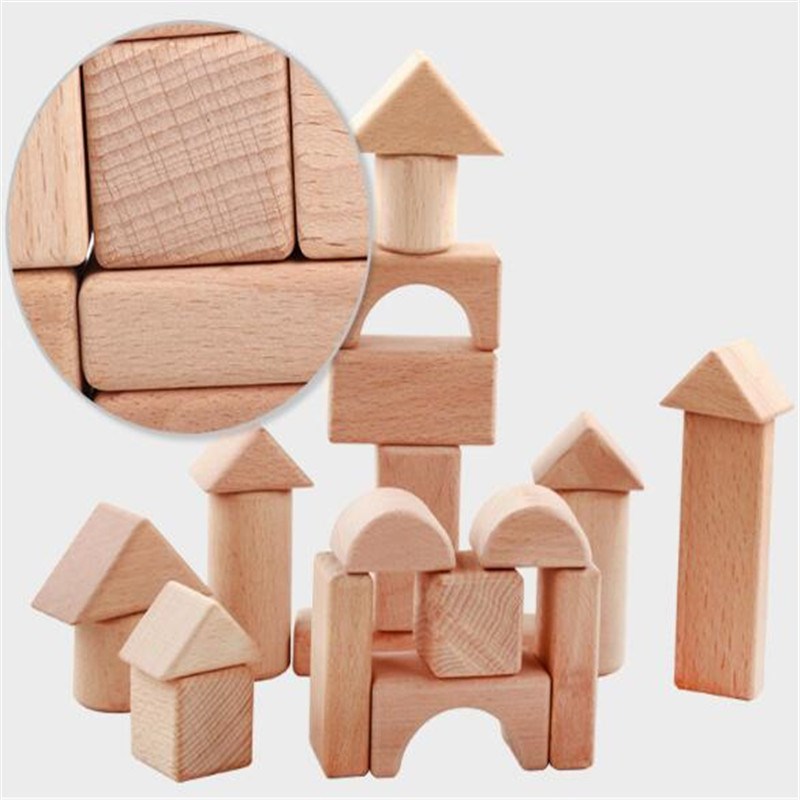 Wooden Blocks Bbay Montessori Educational Toy Cube   Kids Ge