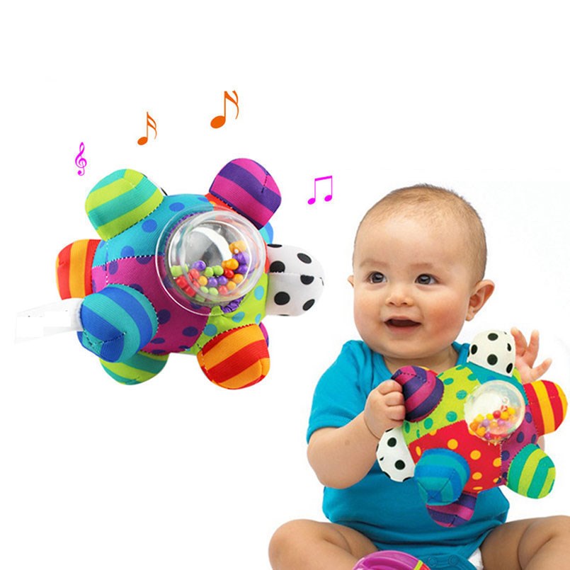 Baby Toys Fun Little Loud Bell Baby Ball Rattles Toy Develop