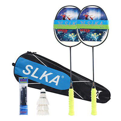 1 Pair Ultralight 6U 72g Strung Badminton Rackets Balanced F