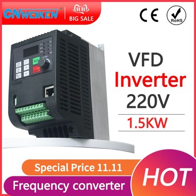 2.2kw Inverter 220v 2.2kw VFD Variable Frequency Drive VFD