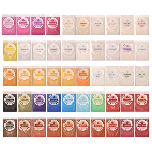 Epoxy Resin Pigt, 50 Colors Mica Powder Resin Dye, Natural P