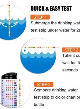 14-In-1 Pool and Spa Test Strips,Water Quality Testing Strip