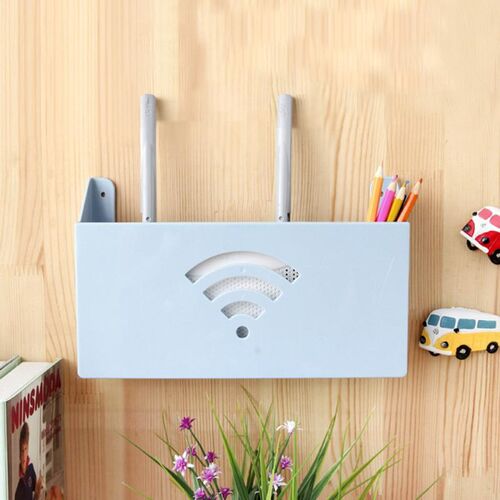 Creative Wall Mount Wireless WiFi Router Storage Box Plasti