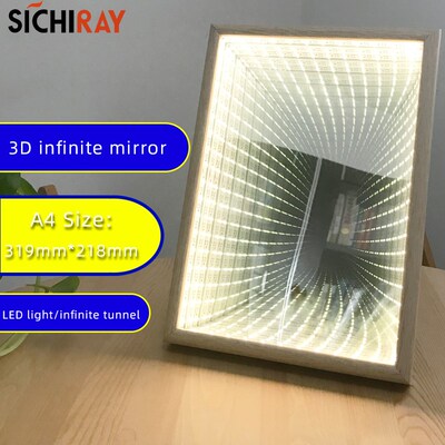 Handmade Electronics 3D Infinite Mirror Led Flashing infinit