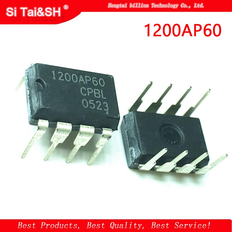 10PCS 1200AP60 1200P60 NCP1200P60 NCP1200AP60  DIP 8  Switc