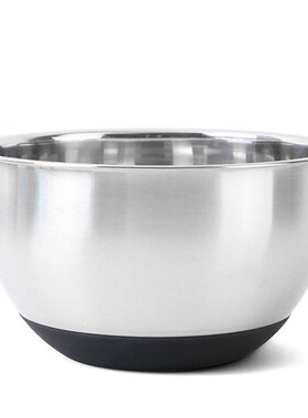 Stainless Steel Mixing Bowl with Ergonomic Non-Slip Silicone