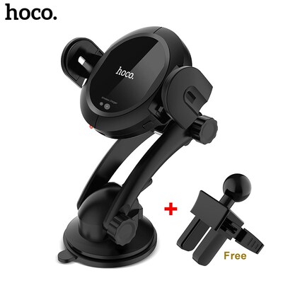 HOCO Qi wireless Car Charger Stand Automatic infrared clip