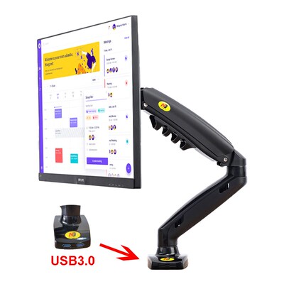 New F80 Gas Spring 17-27 inch Desktop LED LCD Monitor Mount