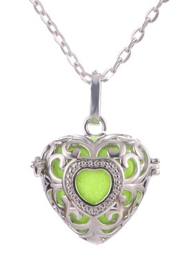 Mexico Chime Heart Music Angel  Caller Perfume Locket Pendan