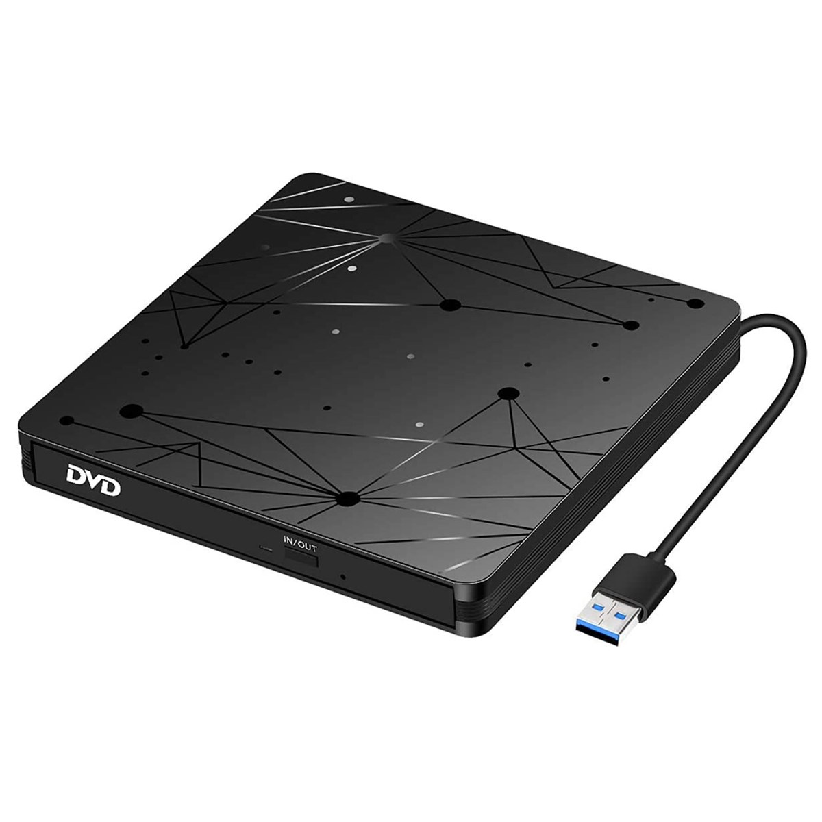 External DVD Drive USB3.0 Type C DVD RW CD Rewriter Burner P