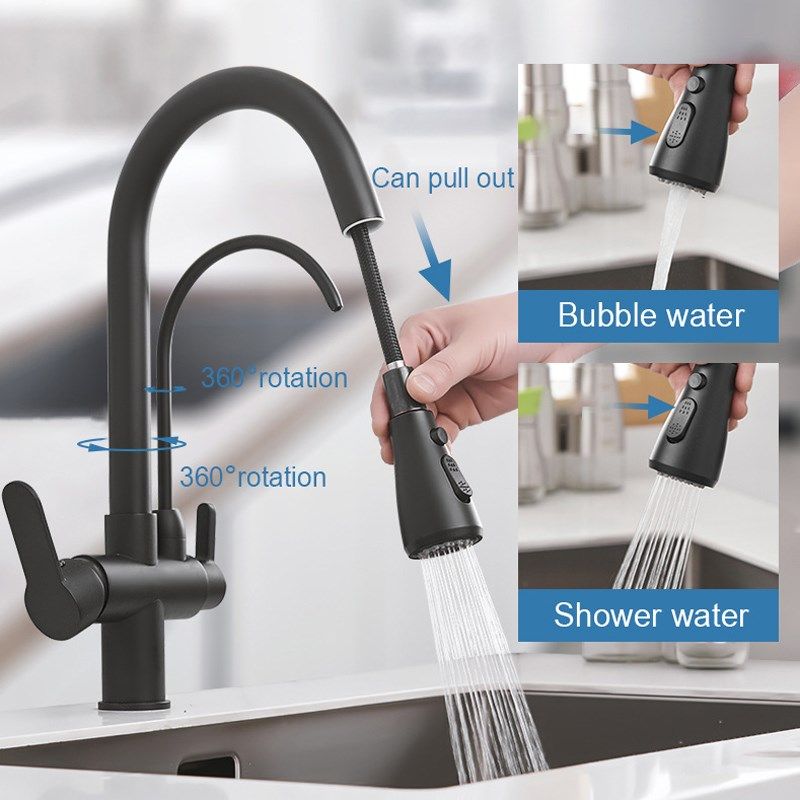 Touch Sensor Faucet Kitchen Sink Smart Filter Tap Flexible P