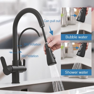 Touch Sensor Faucet Kitchen Sink Smart Filter Tap Flexible P