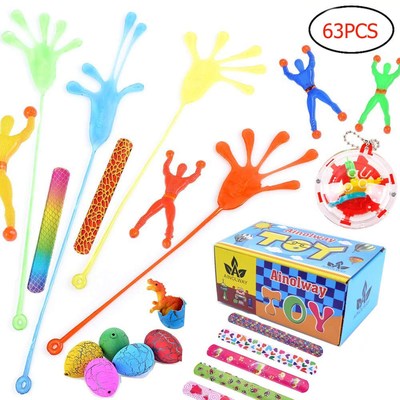 63pcs Kids Birthday Party Favors Pinata Filler Gift Goodie B