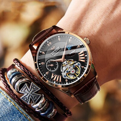 AILANG Quality Tourbillon Men's Watch Men Automatic Swiss Di