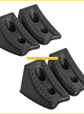 4 Pack Heavy Duty Wheel Chocks  avan  Wheel Stoppers ire Sto