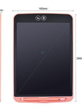 LCD Writing Tablet 8.5'' 10'' 12'' Partially Erasing Drawing