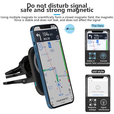 15W  Magnetic Car Charger For Magsafe iPhone 12 12Pro 1