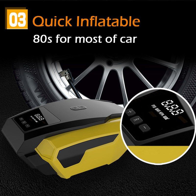 Inflatable Pump 12V Car Air Compressor Portable Automobile T