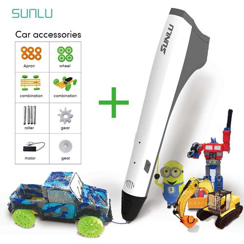 SUNLU M1 3D Pencil DIY Car Set 3D Printing Pen Best Gift Fo