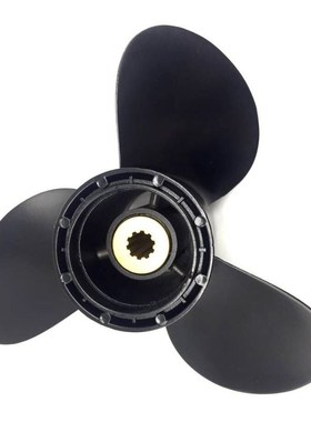 Aluminum Boat Outboard Propeller for Suzuki 9.9-15HP Black 3