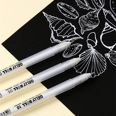 Sakura Gelly Roll Gel Ink Pen Set White/Basic/3D Pastel/3D