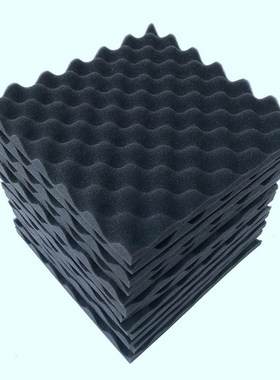 24Pcs Soundproof Foam Video Room Sound Noise Insulation Spon