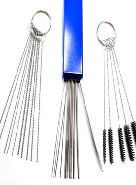 Motorcycle Car Carburetor Jets Cleaning Tool Needles Brushes