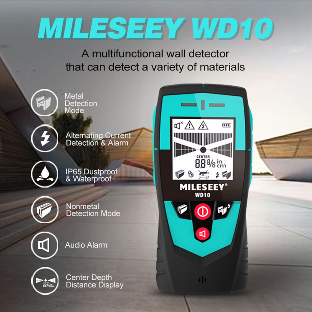 2.2 inch Stud Finder Wall Scanner Wire Detector Handheld Met